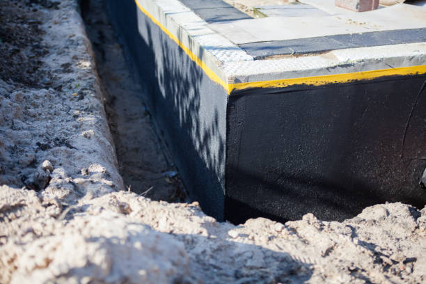 SJ Waterproofing Pros completing home waterproofing near Bloomington, IL