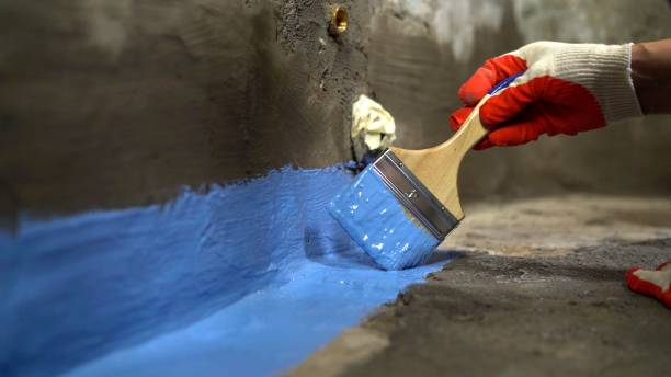 Commercial Vapor Barrier Installation project at a Bloomington, IL business property by SJ Waterproofing Pros